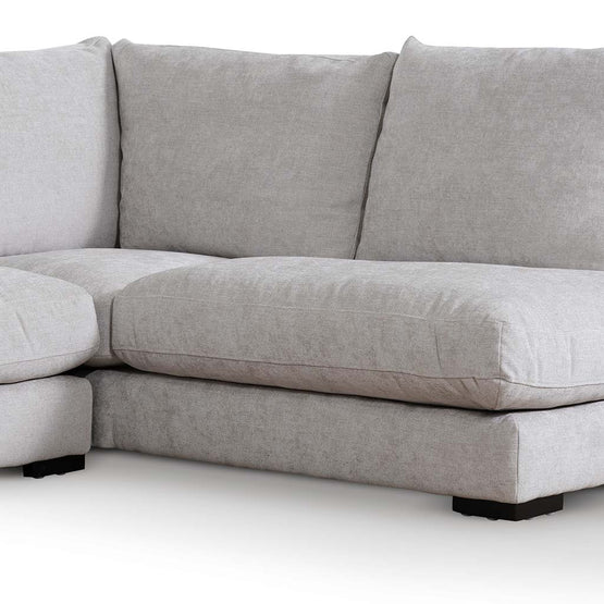 Lucinda 4 Seater Fabric Right Chaise Sofa - Oyster Beige Sofa K Sofa-Core   