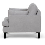 Zachery Fabric Armchair - Oyster Beige and Black Leg LC6817-KSO