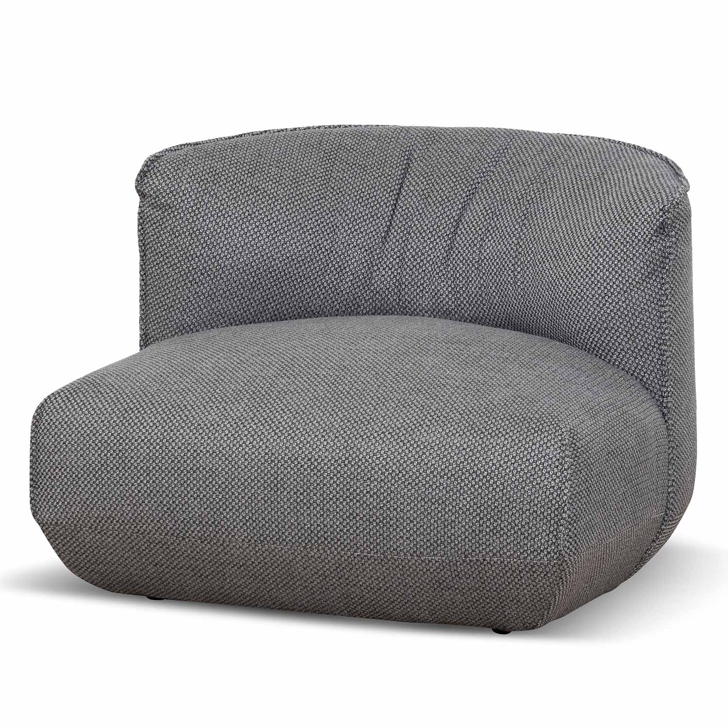 Alita Fabric Lounge Chair - Noble Grey Lounge Chair Yay Sofa-Core   