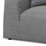 Marlin 3 Seater Right Chaise Fabric Sofa - Noble Grey LC6826-YY