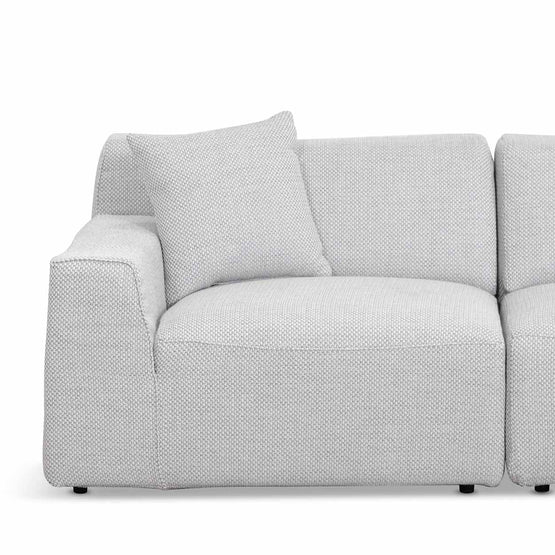 Marlin 3 Seater Right Chaise Fabric Sofa - Passive Grey LC6827-YY