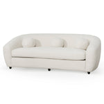 Hurst 3 Seater Sofa - Ivory White Boucle Sofa Casa-Core   