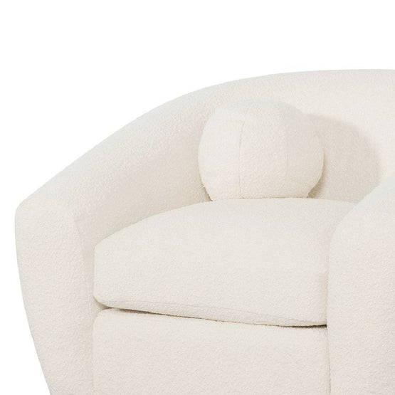 Hurst Armchair - Ivory White Boucle LC6830-CA