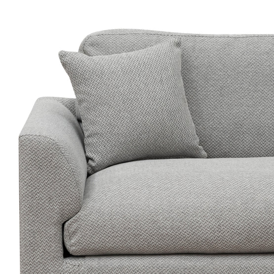 Osvaldo 4 Seater Fabric Sofa - Grey Sofa Casa-Core   