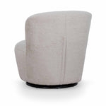Zamora Swivel Lounge Chair - Ivory Teddy Lounge Chair Casa-Core   