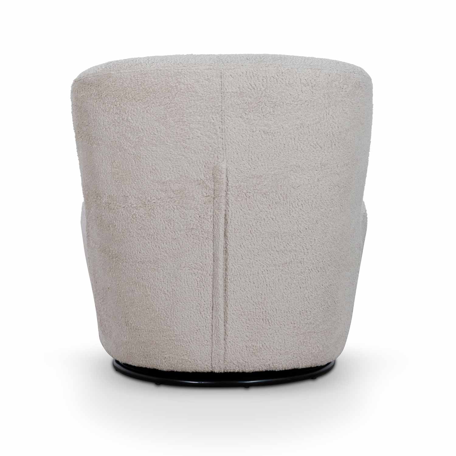 Zamora Swivel Lounge Chair - Ivory Teddy Lounge Chair Casa-Core   