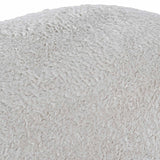 Zamora Swivel Lounge Chair - Ivory Teddy Lounge Chair Casa-Core   