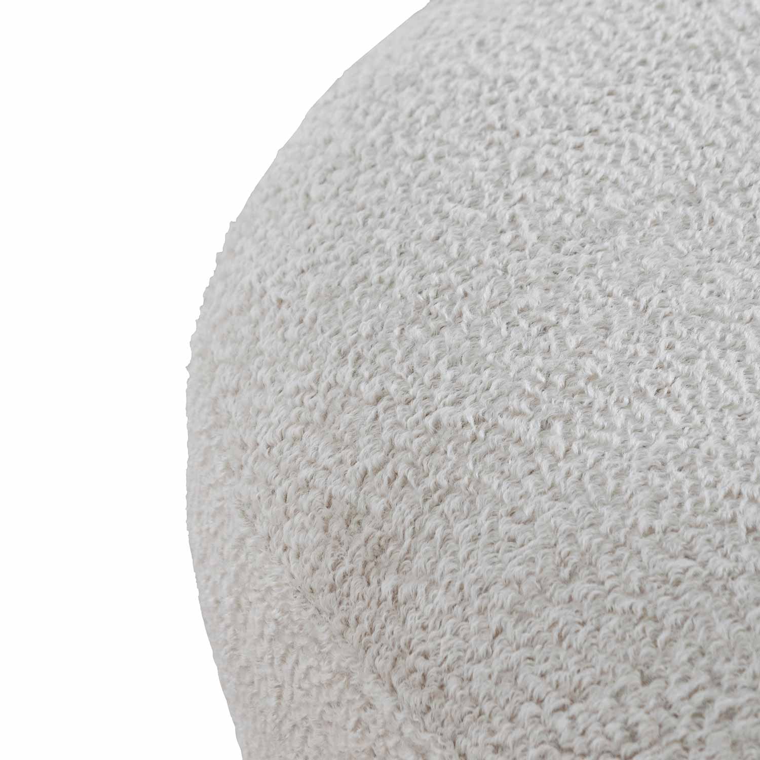 Zamora Swivel Lounge Chair - Ivory Teddy Lounge Chair Casa-Core   