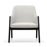 Ex Display - Trent Fabric Lounge Chair - Silver Grey  Swady-Core   