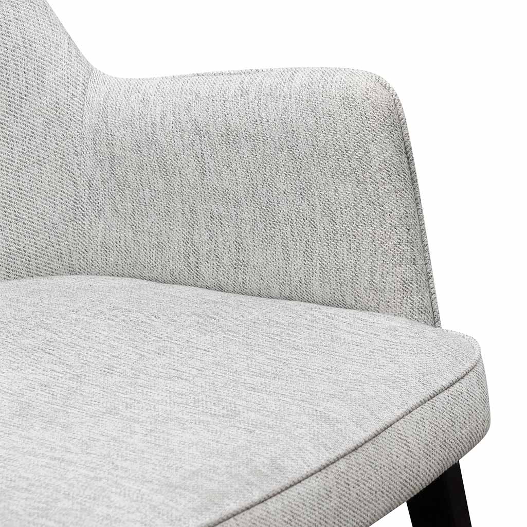 Trent Fabric Lounge Chair - Silver Grey Lounge Chair Swady-Core
