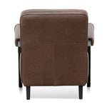 Latasha Armchair - Dark Brown Leather Armchair K Sofa-Core   