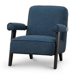 Latasha Armchair - Dark Blue Armchair K Sofa-Core   