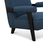 Latasha Armchair - Dark Blue Armchair K Sofa-Core   