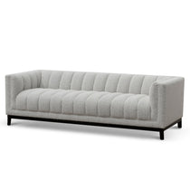 Ex Display - Judith 3 Seater Sofa - Light Grey Boucle Sofa Casa-Core
