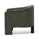 Jerrod Fabric Armchair - Olive Green Armchair Casa-Core   
