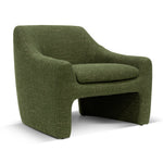 Rubin Fabric Armchair - Khaki Green Armchair K Sofa-Core   