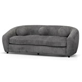 Hurst 3 Seater Fabric Sofa - Iron Grey - Last One Sofa Casa-Core