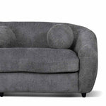 Hurst 3 Seater Fabric Sofa - Iron Grey - Last One Sofa Casa-Core