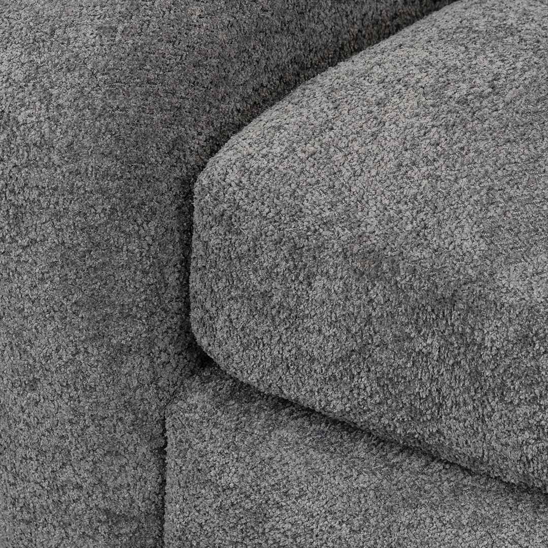 Hurst 3 Seater Fabric Sofa - Iron Grey - Last One Sofa Casa-Core