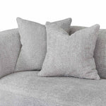 Carissa 4 Seater Sofa - Light Grey Fleece Sofa Casa-Core   