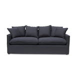 Candice 3 Seater Fabric Sofa - Charcoal Linen - Last One Sofa Casa-Core   