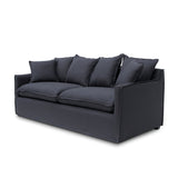 Candice 3 Seater Fabric Sofa - Charcoal Linen - Last One Sofa Casa-Core   