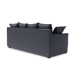 Candice 3 Seater Fabric Sofa - Charcoal Linen - Last One Sofa Casa-Core   