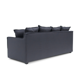Candice 3 Seater Fabric Sofa - Charcoal Linen - Last One Sofa Casa-Core   