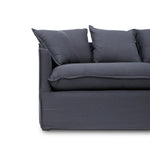 Candice 3 Seater Fabric Sofa - Charcoal Linen - Last One Sofa Casa-Core   