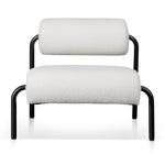 Delacruz Lounge Chair - Ivory White Boucle - Last One Lounge Chair Iggy-Core