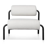 Delacruz Lounge Chair - Ivory White Boucle - Last One Lounge Chair Iggy-Core