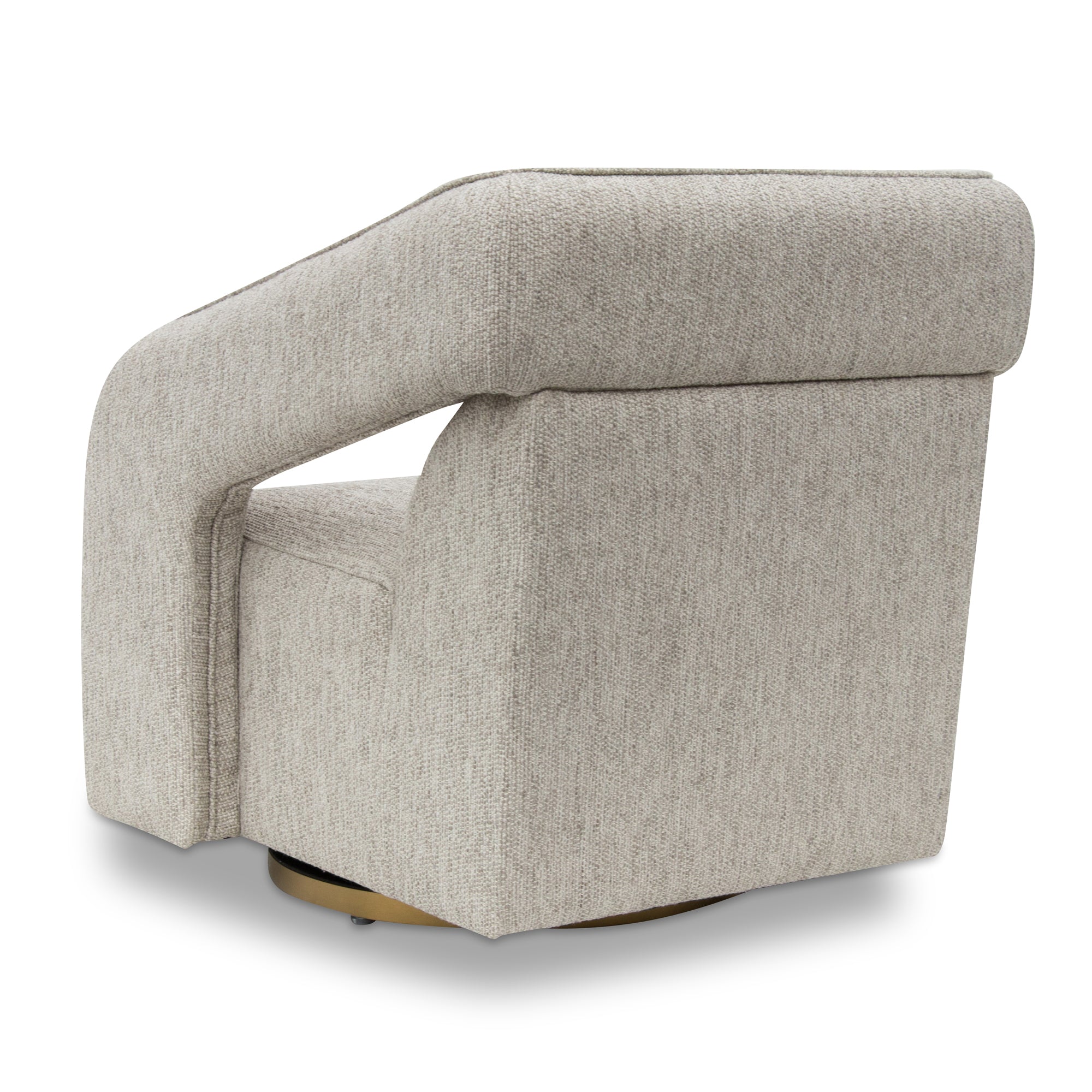 Ex Display - Cadence Swivel Armchair - Light Grey Armchair Casa-Core
