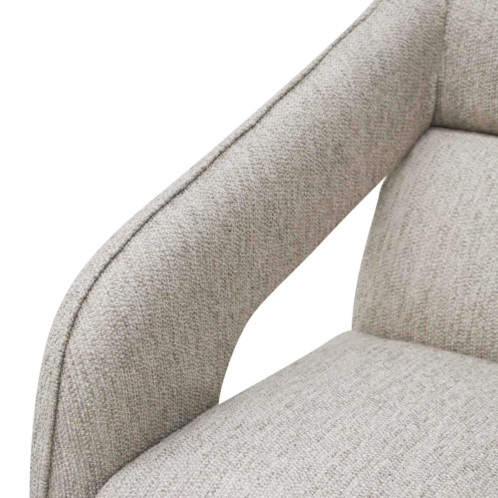 Ex Display - Cadence Swivel Armchair - Light Grey Armchair Casa-Core