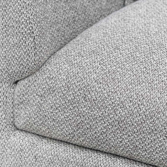 Osvaldo 4 Seater Fabric Sofa - Sterling Charcoal Sofa Casa-Core   