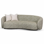 Trevor 3 Seater Fabric Sofa - Fern Green Sofa Casa-Core   