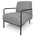 Ken Fabric Lounge Chair - Light Grey - Last One Armchair LF-Core