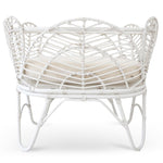 Meadow Rattan Baby Bassinet with Mattress - White Baby Cot Buddy-Local   