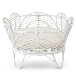 Meadow Rattan Baby Bassinet with Mattress - White Baby Cot Buddy-Local   