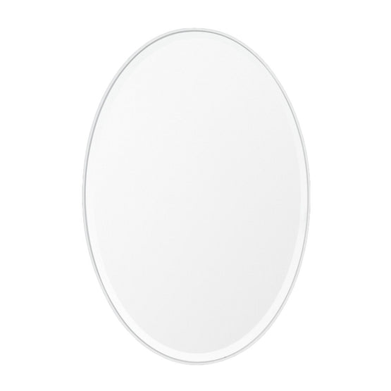 Lolita 90cm Oval Mirror - Bright White Mirror Warran-Local   