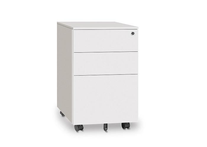 Soler Metal Mobile Pedestal - White