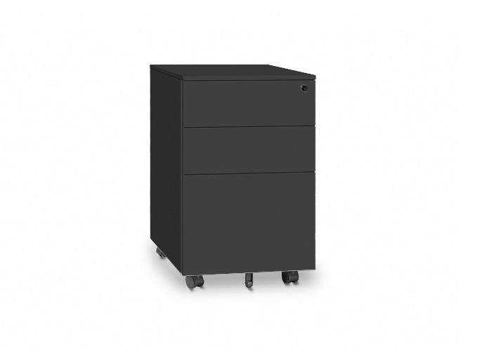 Soler Metal Mobile Pedestal - Black
