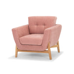 Helgrim Fabric Armchair - Dusty Blush Armchair Original Sofa-Core   