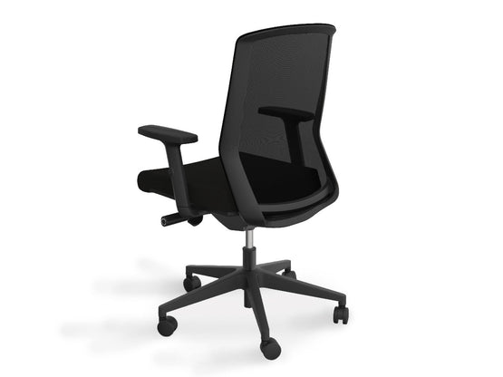 Motion Sync Mesh Ergonomic Office Chair Adjustable Arms - Black OC5347-OL