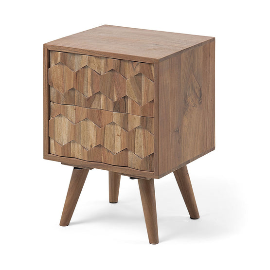 Magda Solid Wattle Timber Bedside Table ST5292-LA