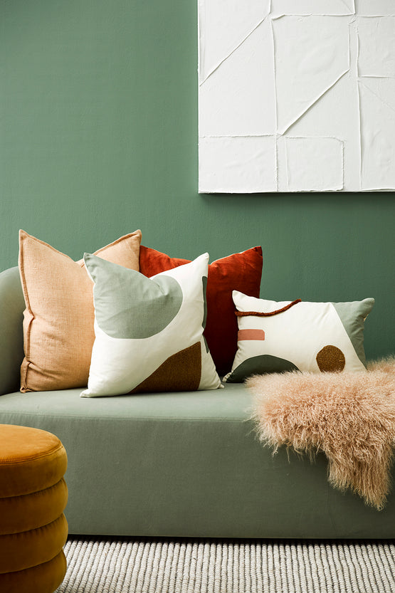 Ollo Majestic Cotton & Linen Cushion - Spice Cushion Furtex-Local   