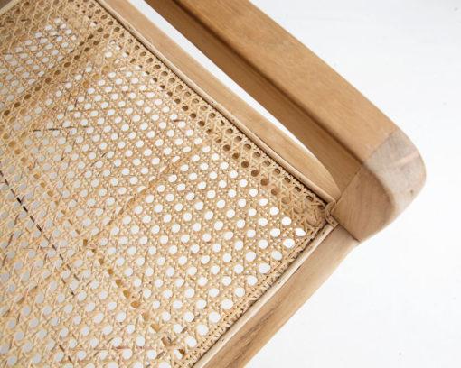 Marlin Teak Rattan Insert Armchair - Natural Armchair Buddy-Local   