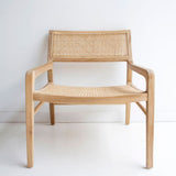 Marlin Teak Rattan Insert Armchair - Natural Armchair Buddy-Local   
