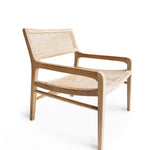 Marlin Teak Rattan Insert Armchair - Natural Armchair Buddy-Local   