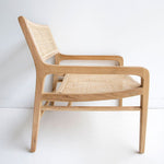 Marlin Teak Rattan Insert Armchair - Natural Armchair Buddy-Local   
