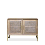 Marta Timber & Rattan 2 Shelf Sideboard - Natural DT4074-HU